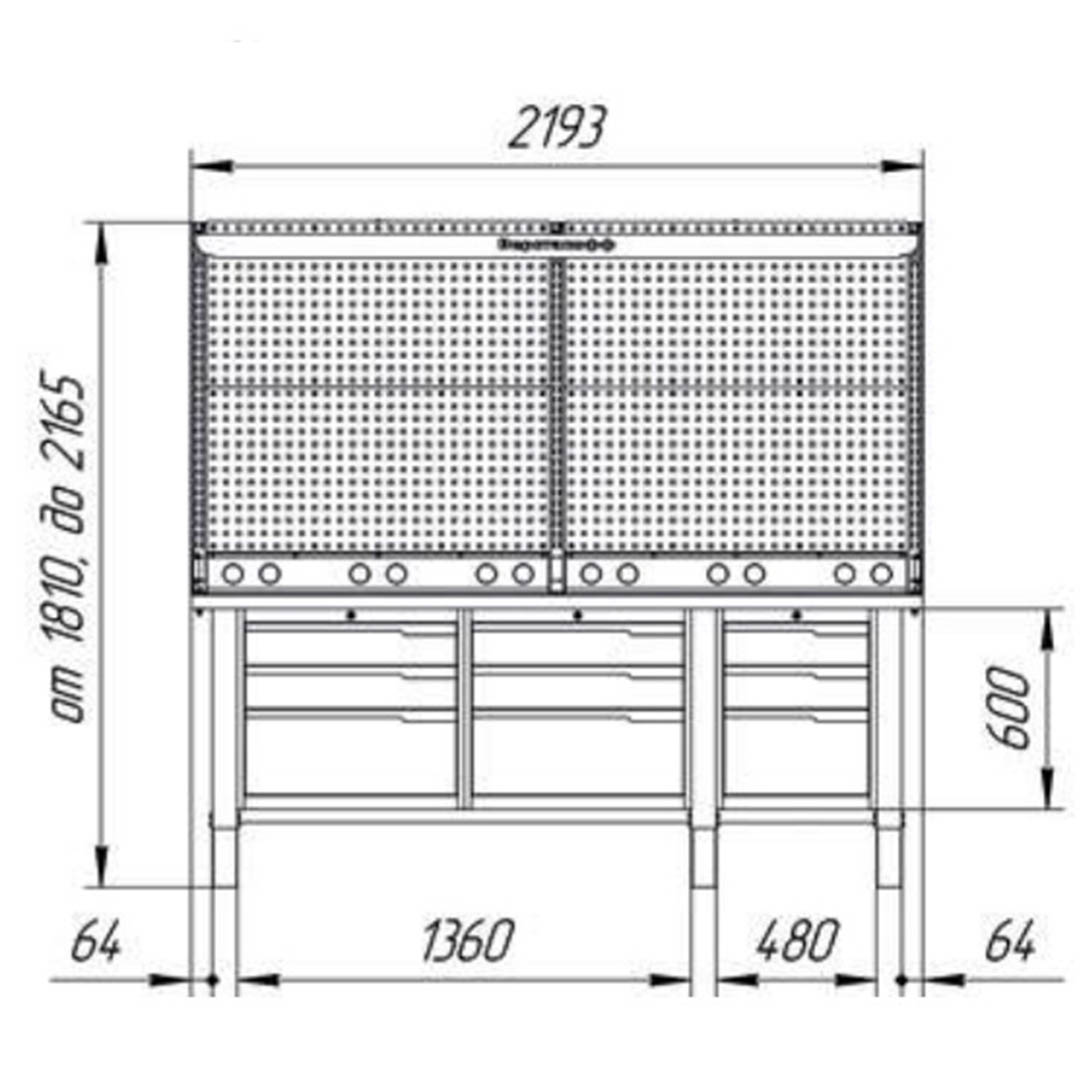 Верстак CTR 2202.S4L4M4.2-1